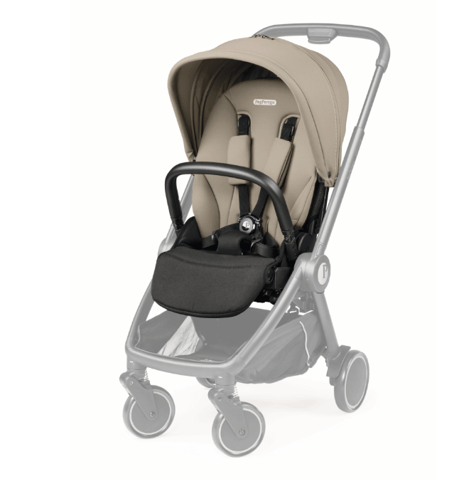 Peg Perego City Loop 3 in 1 Travel System & Lounge i-Sized Infant Carrier - Vanilla Blend Peg Perego