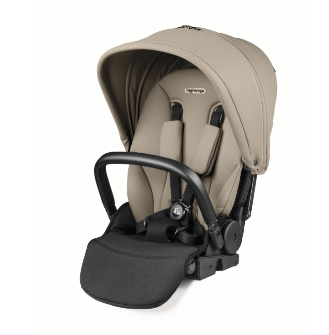 Peg Perego City Loop 3 in 1 Travel System & Lounge i-Sized Infant Carrier - Vanilla Blend Peg Perego