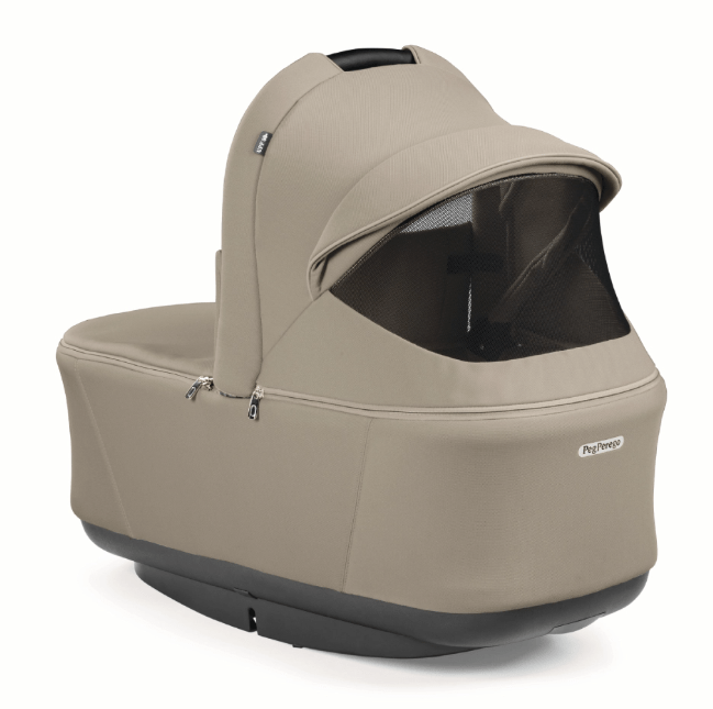 Peg Perego City Loop 3 in 1 Travel System & Lounge i-Sized Infant Carrier - Vanilla Blend Peg Perego