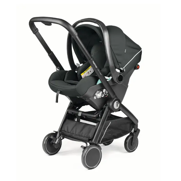 Peg Perego City Loop 3 in 1 Travel System & Lounge i-Sized Infant Carrier - Metal Peg Perego