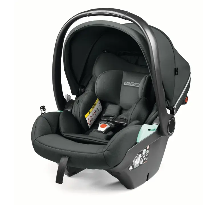 Peg Perego City Loop 3 in 1 Travel System & Lounge i-Sized Infant Carrier - Metal Peg Perego