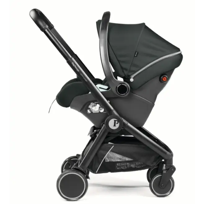 Peg Perego City Loop Chassis & Lounge i-Sized Infant Carrier - Metal Peg Perego