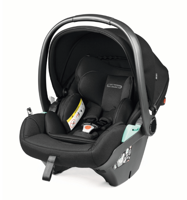 Peg Perego City Loop 3 in 1 Travel System & Lounge i-Sized Infant Carrier - True Black Peg Perego