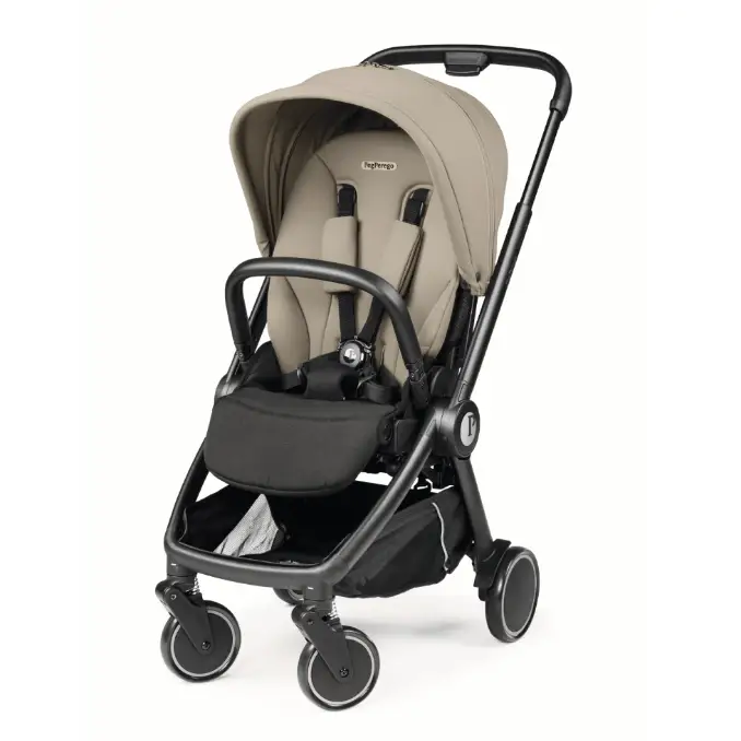 Peg Perego City Loop Chassis Seat Unit & Lounge i-Sized Infant Carrier - Vanilla Blend Peg Perego