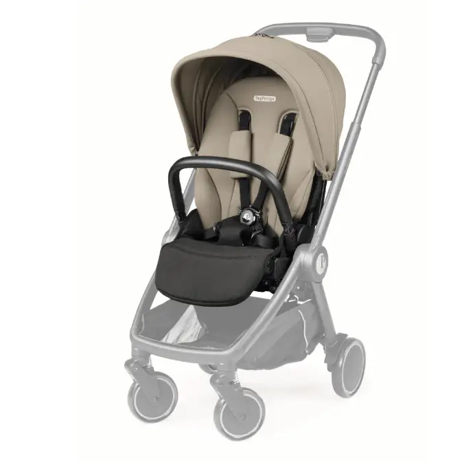 Peg Perego City Loop Chassis Seat Unit & Lounge i-Sized Infant Carrier - Vanilla Blend Peg Perego