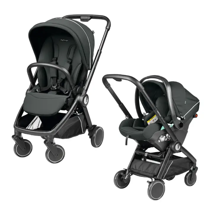 Peg Perego City Loop Chassis Seat Unit & Lounge i-Sized Infant Carrier - Metal Peg Perego