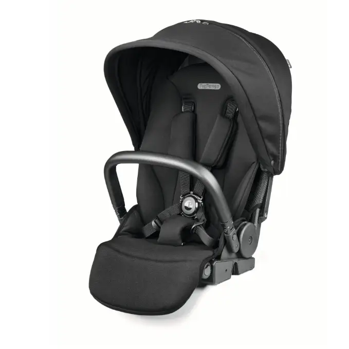 Peg Perego City Loop Chassis Seat Unit & Lounge i-Sized Infant Carrier - True Black Peg Perego