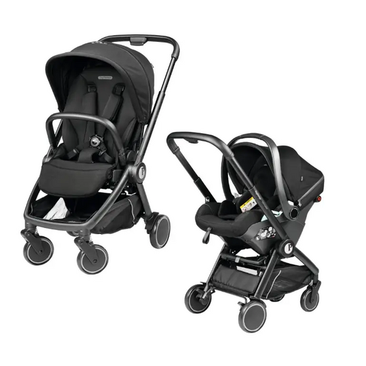 Peg Perego City Loop Chassis Seat Unit & Lounge i-Sized Infant Carrier - True Black Peg Perego