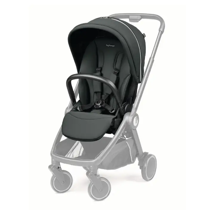 Peg Perego City Loop Twin 3 in 1 Travel System & Lounge i-Sized Infant Carrier - Metal Peg Perego