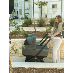 Peg Perego City Loop Twin 3 in 1 Travel System & Lounge i-Sized Infant Carrier - Metal Peg Perego