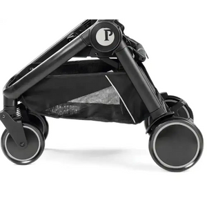 Peg Perego City Loop Twin Bundle 3 in 1 Travel System & Lounge i-Sized Infant Carrier - True Black Peg Perego