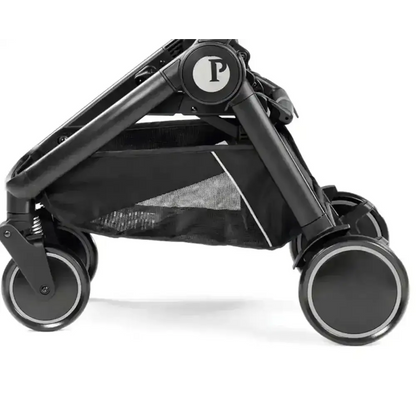 Peg Perego City Loop Twin Bundle 3 in 1 Travel System & Lounge i-Sized Infant Carrier - True Black Peg Perego