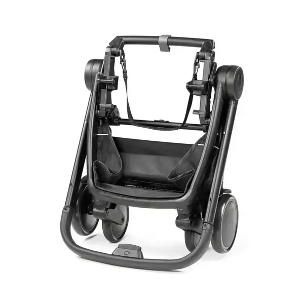 Peg Perego City Loop Twin Bundle 3 in 1 Travel System & Lounge i-Sized Infant Carrier - True Black Peg Perego