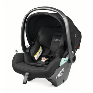Peg Perego City Loop Twin Bundle 3 in 1 Travel System & Lounge i-Sized Infant Carrier - True Black Peg Perego
