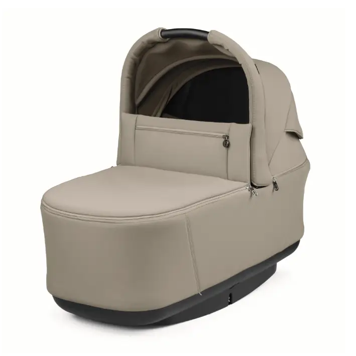 Peg Perego City Loop Twin Bundle 3 in 1 Travel System & Lounge i-Sized Infant Carrier - Vanilla Blend Peg Perego