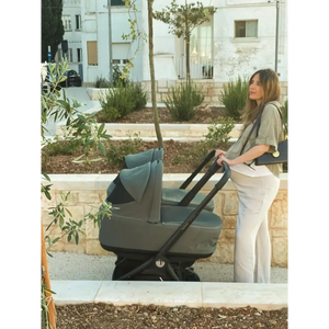 Peg Perego City Loop Twin Bundle 3 in 1 Travel System & Lounge i-Sized Infant Carrier - True Black Peg Perego