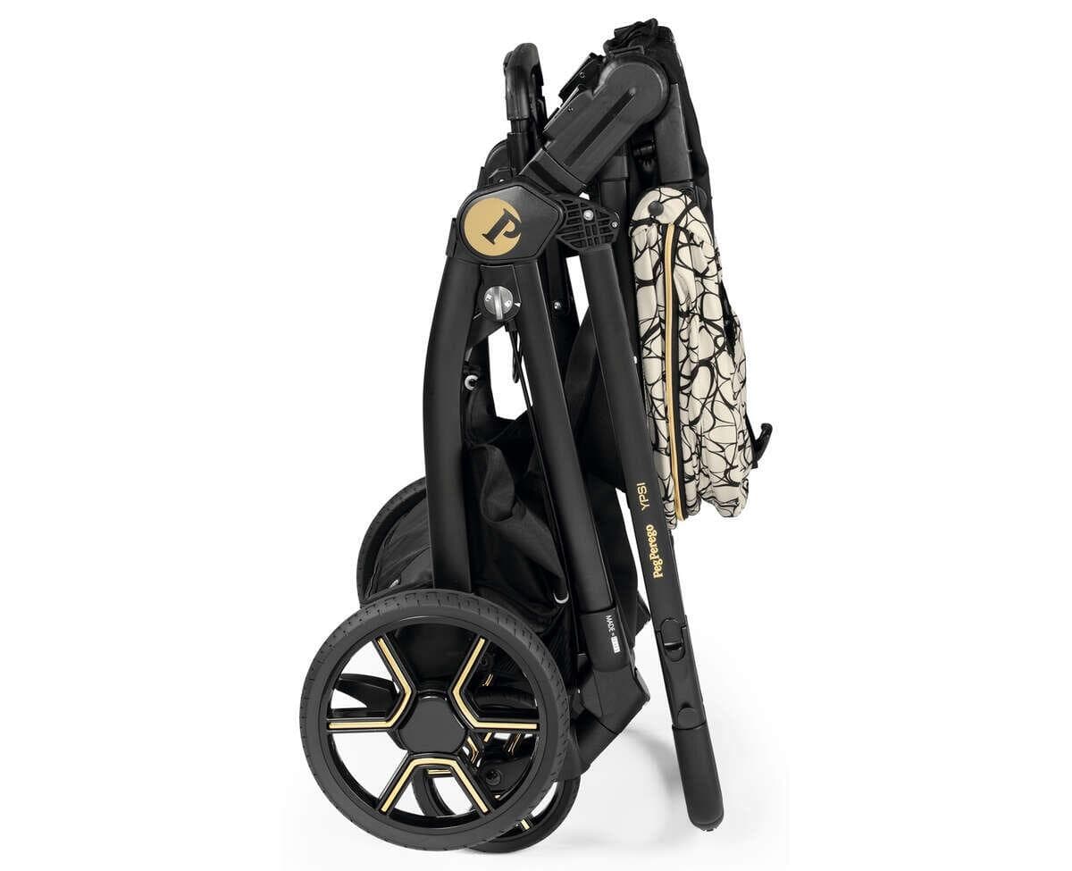 Peg Perego Double Ypsi Stroller - Graphic Gold  Peg Perego   