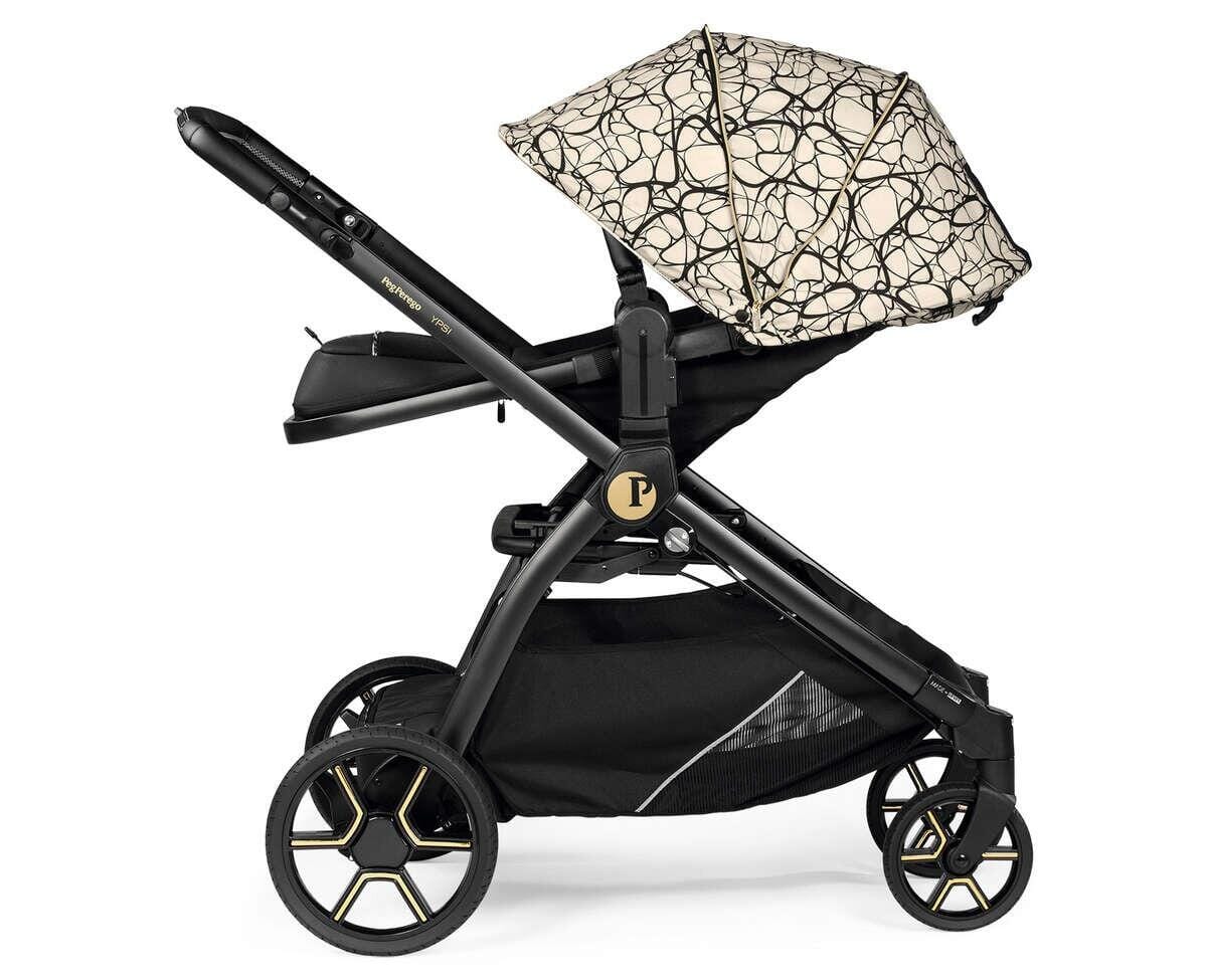 Peg Perego Double Ypsi Stroller - Graphic Gold  Peg Perego   