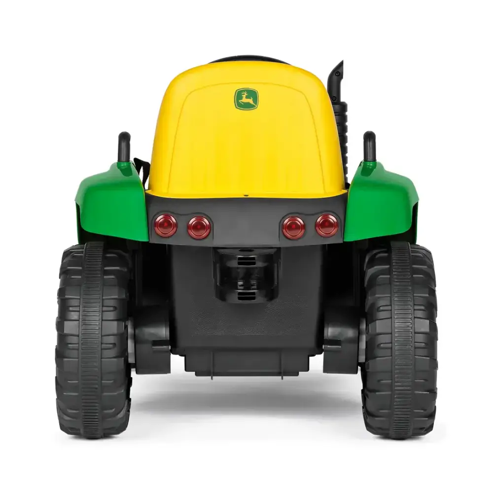 Peg Perego John Deer Farm Power Ride On Tractor - Green Peg Perego