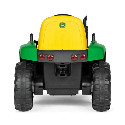 Peg Perego John Deer Farm Power Ride On Tractor - Green Peg Perego