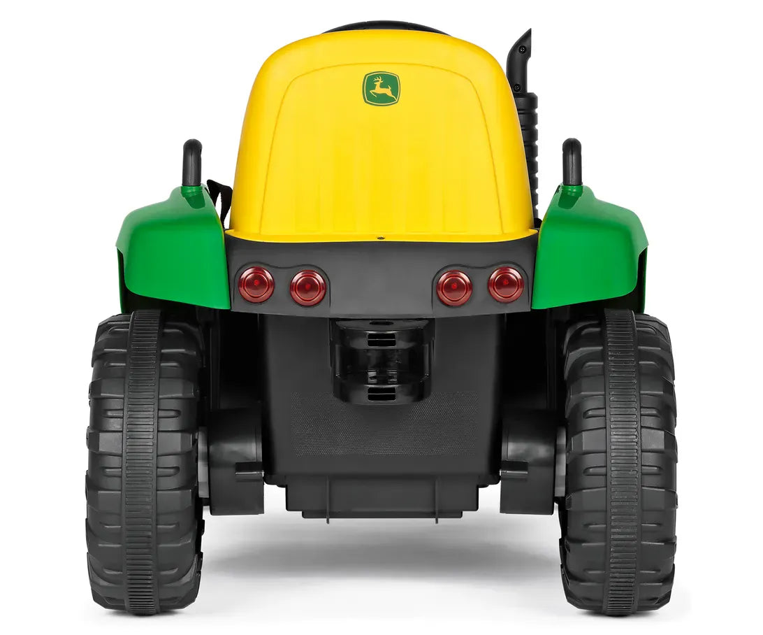 Peg Perego John Deer Farm Power Ride On Tractor - Green Peg Perego