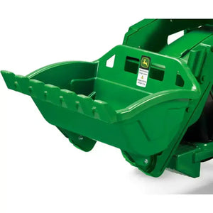 Peg Perego John Deere Ground Loader Childrens Ride On Digger-Green Peg Perego