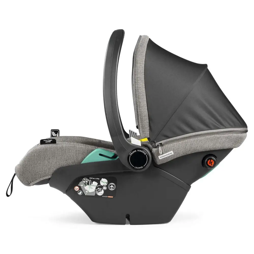 Peg Perego Primo Viaggio Lounge Reclining I-Size Car Seat - City Grey  Peg Perego   
