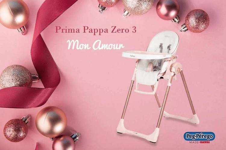 Peg Perego Rose gold Mon Amour Prima Pappa Highchair  Peg Perego   