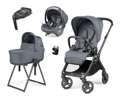 Peg Perego Switch 3 in 1 Travel System Bundle - Nordic Blue