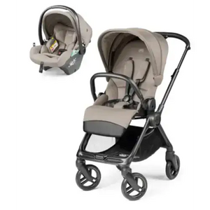 Peg Perego Switch Stroller & Car Seat Bundle - Desert Beige Peg Perego
