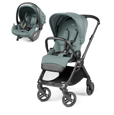 Peg Perego Switch Stroller & Car Seat Bundle - Jade