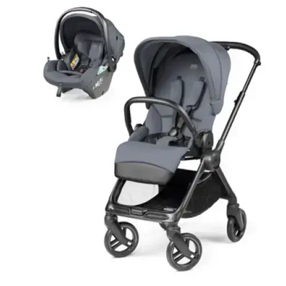 Peg Perego Switch Stroller & Car Seat Bundle - Nordic Blue Peg Perego