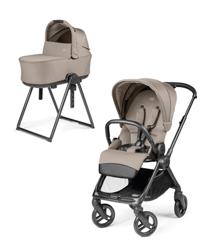 Peg Perego Switch Stroller & Carrycot Bundle - Desert Beige Peg Perego
