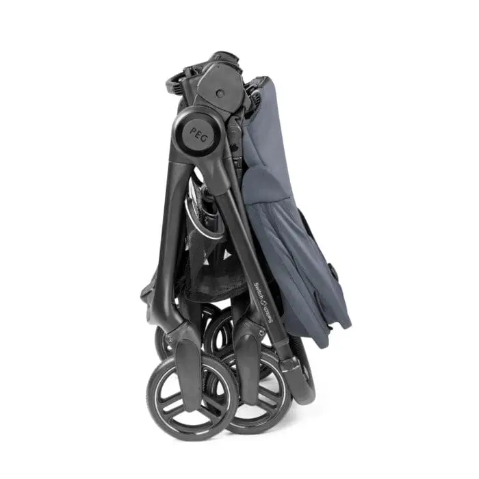 Peg Perego Switch Stroller & Carrycot Bundle - Nordic Blue Peg Perego