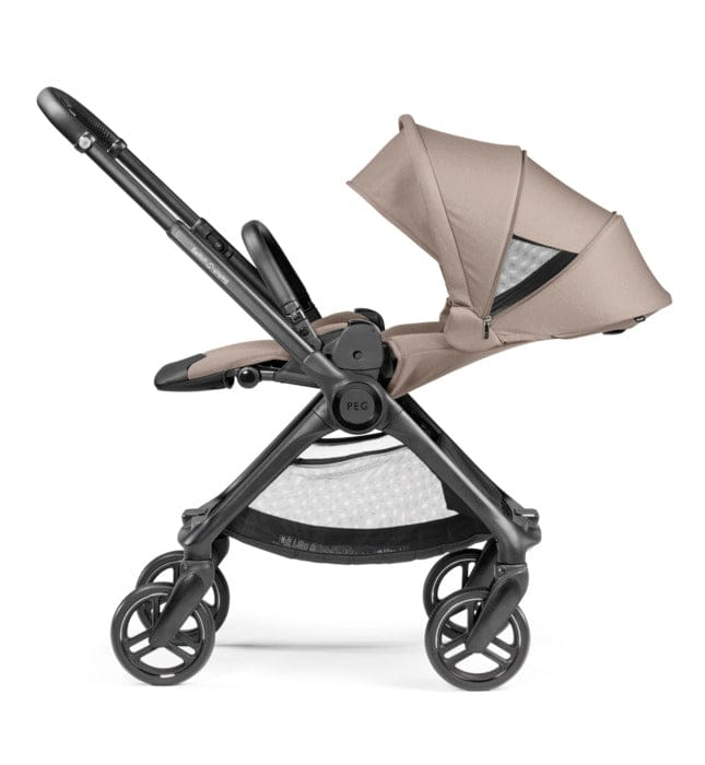 Peg Perego Switch Stroller & Carrycot Bundle - Desert Beige Peg Perego