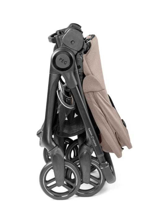 Peg Perego Switch Stroller & Carrycot Bundle - Desert Beige Peg Perego