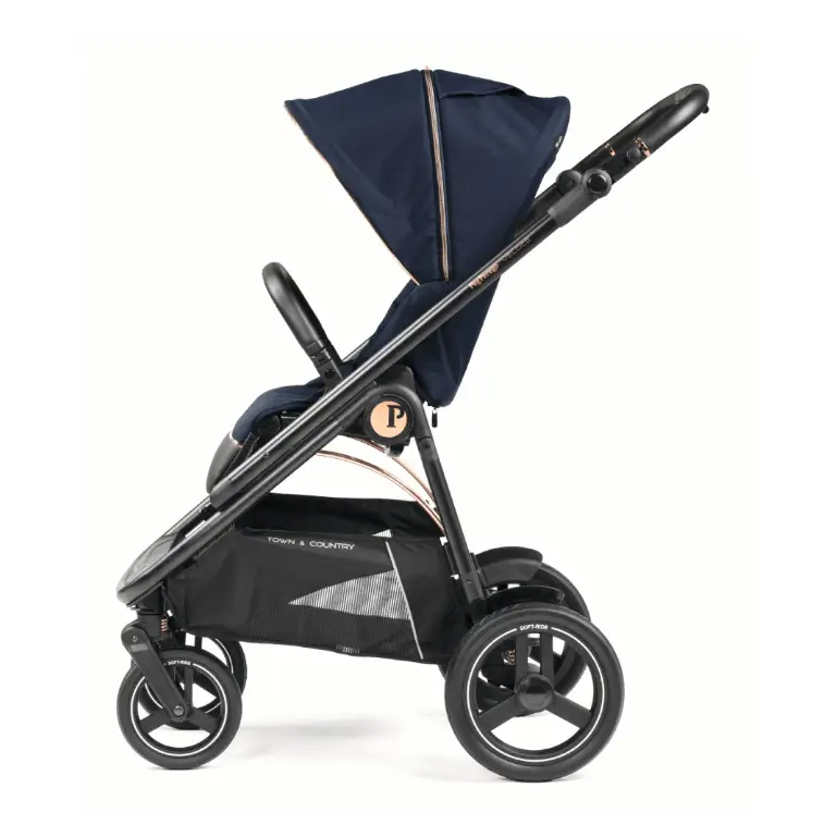 Peg Perego Veloce Deluxe Town Country Travel System i-Size Accessory Bundle - Blue Shine Peg Perego