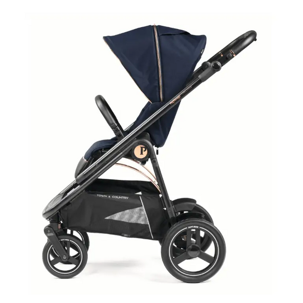 Peg Perego Veloce Deluxe Town Country Travel System i-Size Accessory Bundle - Blue Shine Peg Perego