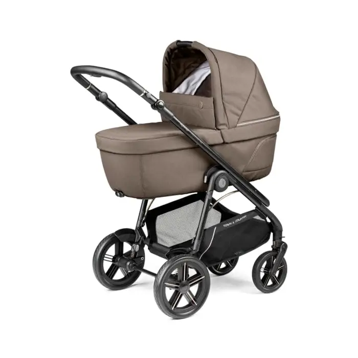 Peg Perego Veloce Deluxe Town Country Travel System i-Size Accessory Bundle - Pine Bark Peg Perego