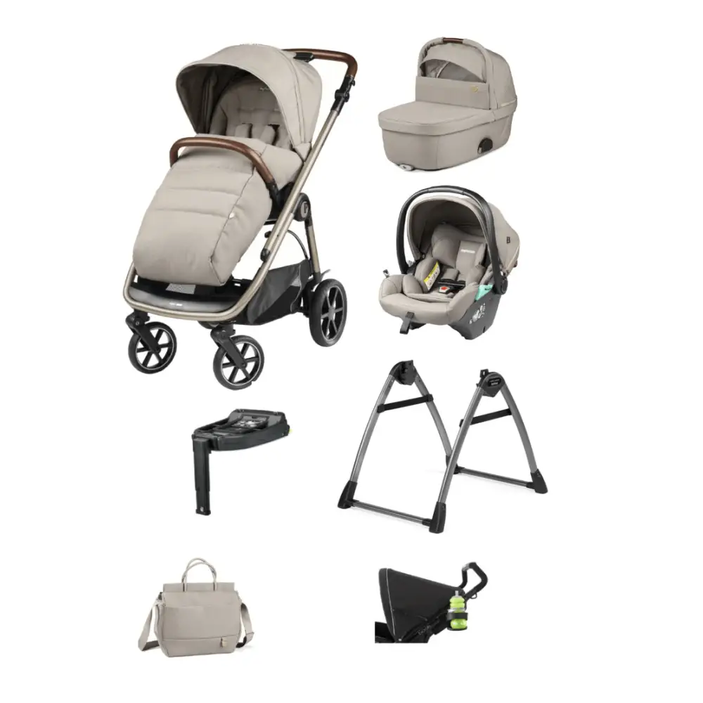 Peg Perego Veloce Deluxe Town Country Travel System i-Size Accessory Bundle - Astral Peg Perego