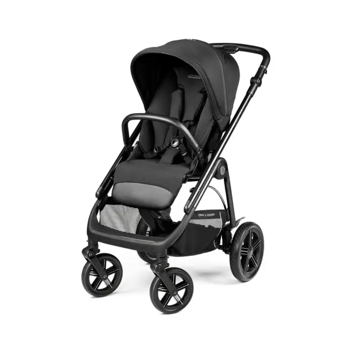 Peg Perego Veloce Deluxe Town Country Travel System i-Size Accessory Bundle - True Black Peg Perego