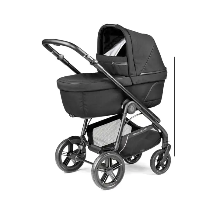 Peg Perego Veloce Deluxe Town Country Travel System i-Size Accessory Bundle - True Black Peg Perego