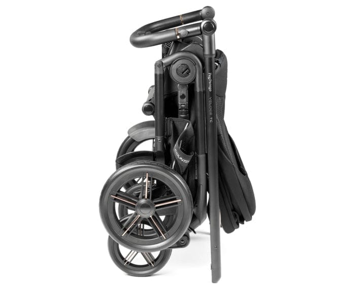 Peg Perego Veloce Elite Town Country Travel System i-Size Highchair Bundle -True Black Peg Perego