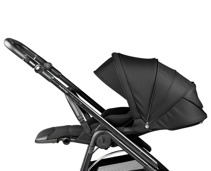 Peg Perego Veloce Elite Town Country Travel System i-Size Highchair Bundle -True Black Peg Perego
