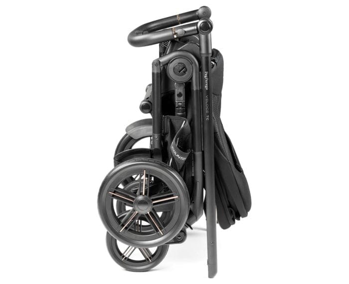 Peg Perego Veloce Elite Town Country Travel System i-Size Highchair Bundle -True Black Peg Perego