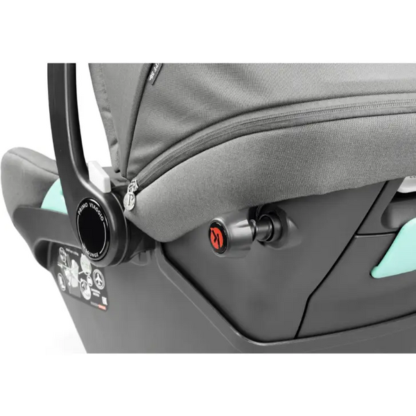 Peg Perego Veloce Deluxe Travel System 360 Twist i-Size Accessory Bundle - Mercury Peg Perego
