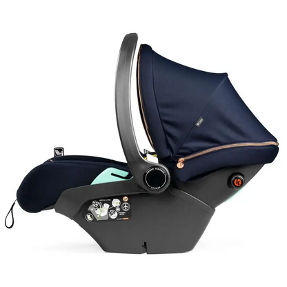 Peg Perego Veloce Deluxe Travel System i-Size 360 Spin Bundle with Accessories - Blue Shine Peg Perego