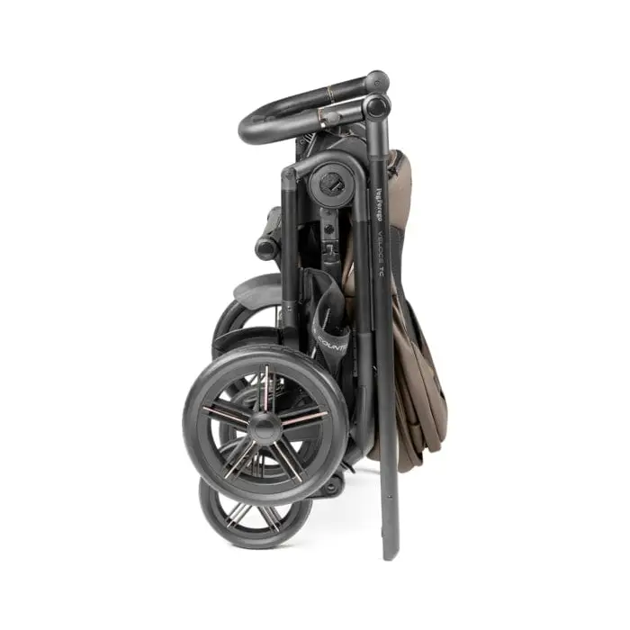 Peg Perego Veloce Elite Town Country Travel System i-Size Highchair Bundle - Pine Bark Peg Perego