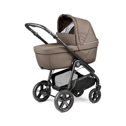 Peg Perego Veloce Elite Town Country Travel System i-Size Highchair Bundle - Pine Bark Peg Perego