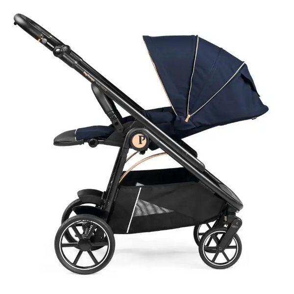 Peg Perego Veloce Elite Town Country Travel System i-Size Highchair Bundle - Blue Shine Peg Perego